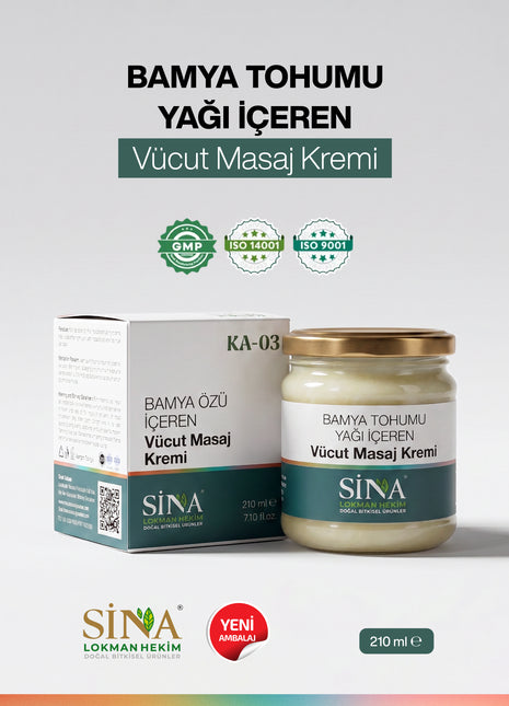 Bamya Tohumu Yağı Özlü Krem