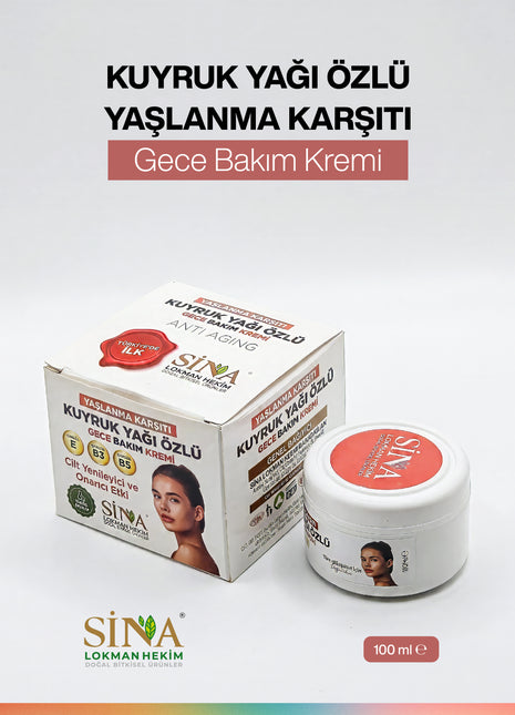 Yaşlanma Karşıtı Yüz (Gece) Kremi