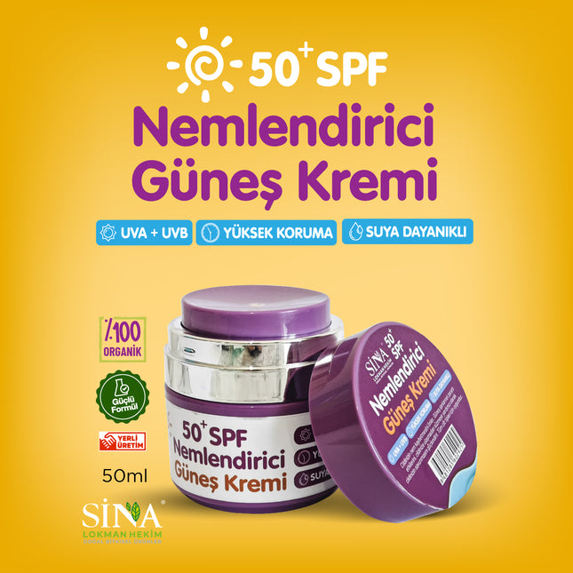 50+ SPF Nemlendirici Güneş Kremi