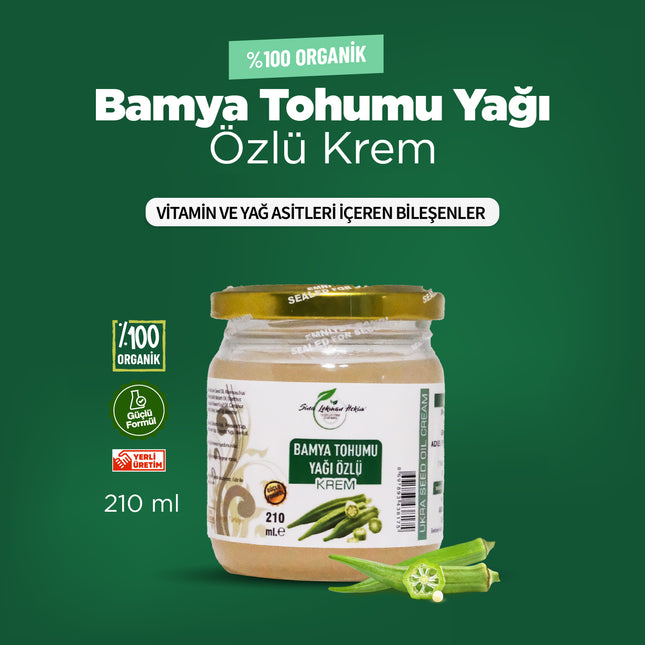 Bamya Tohumu Yağı Özlü Krem
