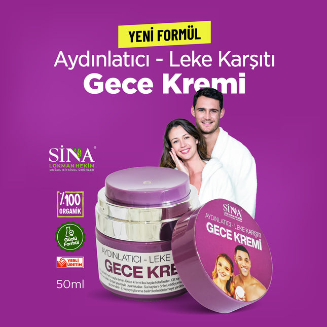 Aydınlatıcı & Leke Karşıtı Gece Kremi