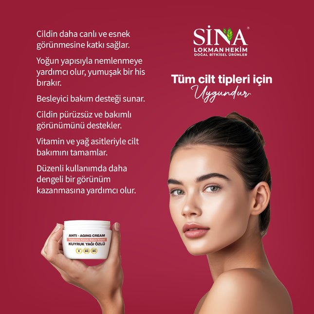 Kuyruk Yağı Özlü Yüz (Gece) Kremi