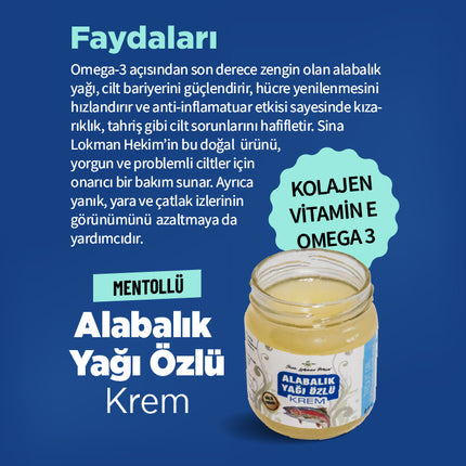 Alabalık Yağı Özlü Onarıcı Krem