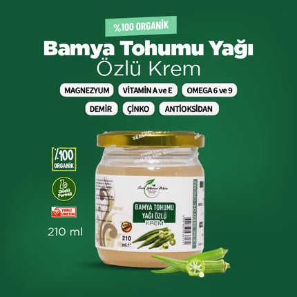 Bamya Tohumu Yağı Özlü Krem