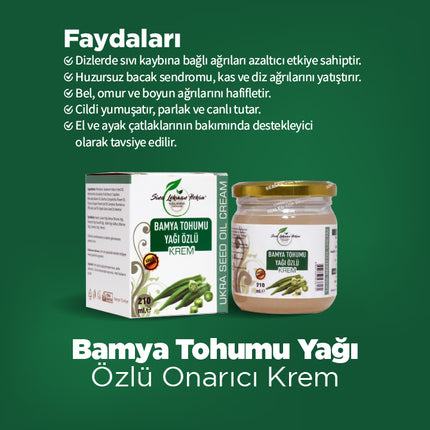 Bamya Tohumu Yağı Özlü Krem
