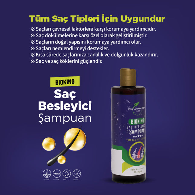 Bioking Saç Besleyici Şampuan