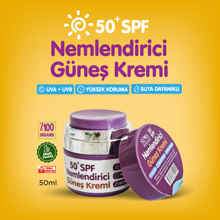 50+ SPF Nemlendirici Güneş Kremi