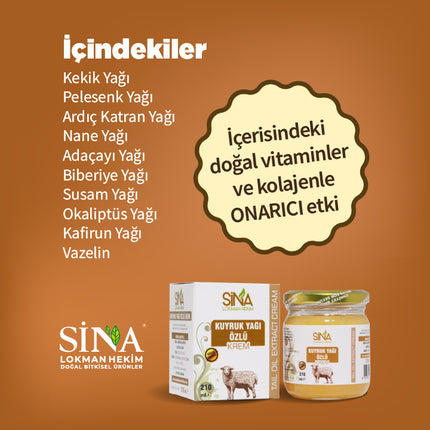 Kuyruk Yağı Özlü Onarıcı Krem