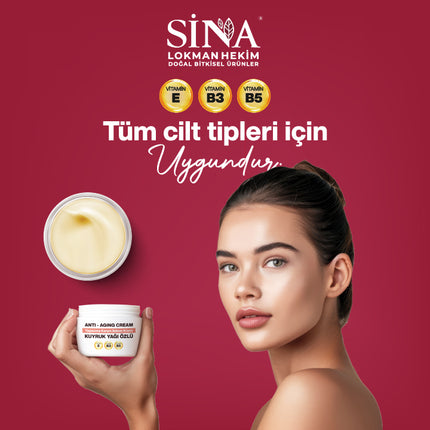 Kuyruk Yağı Özlü Yüz (Gece) Kremi (Yaşlanma Karşıtı)