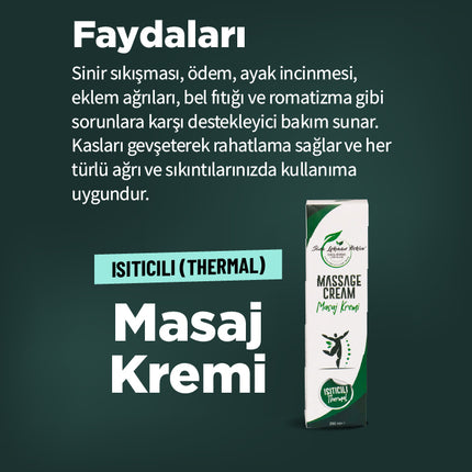 Isıtıcılı (Thermal) Masaj Kremi