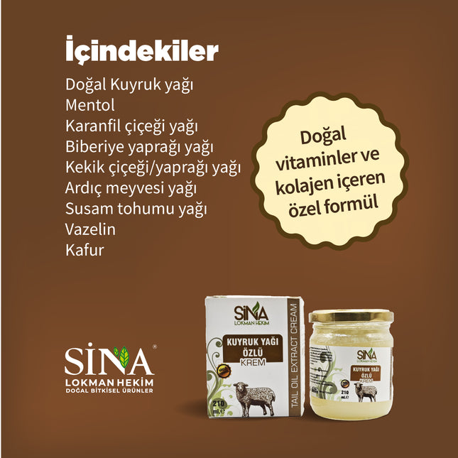 Kuyruk Yağı Özlü Krem (Zenginleştirilmiş İçerik)